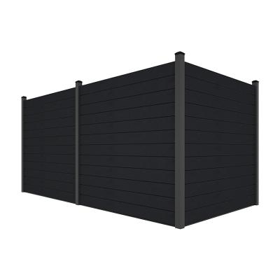 China CE FSC Plastic WPC Horizontal Composite Wood Fence Planks Anti Mildew For Patio for sale
