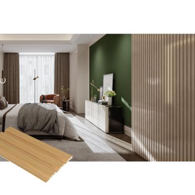 China El SGS anunció los tablones de madera de madera de los paneles de pared antiestáticos ningunos 200*14m m de pintura en venta