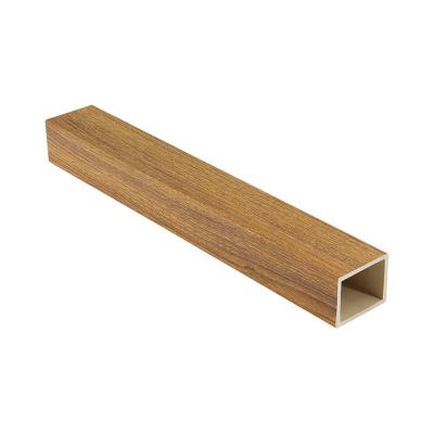 China Interior Decoration WPC Timber Tube Non Toxic Waterproof 50x40mm for sale