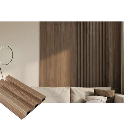 China PVC Wall Paper Style ECO Indoor Wood Paneling 200mmx28mm CWB200C for sale