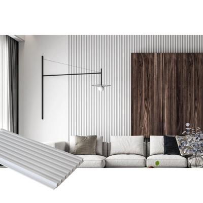 China Aesthetics 2.9m 12ft Indoor Wood Panels 20 Percent Calcium Calbonate Wall Planks for sale