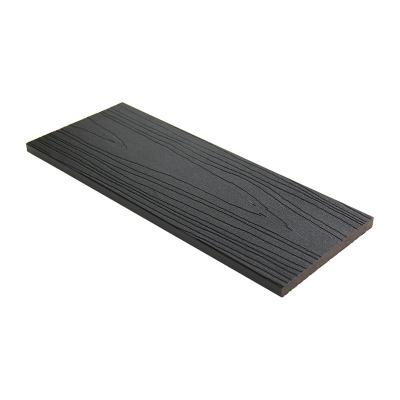 China 140x12mm Smoke Grey Composite Decking Trim Recyclable Outdoor Wood for sale