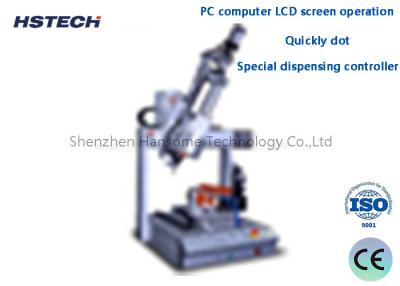 China PC Computer LCD-schermoperatie Speciale distributiecontroller 4-assige lijmverspreidingsmachine AB lijmverspreidingsmachine Te koop