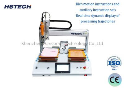 China Dual Table Soldering Machine with 2 Temp Controller Automatic Solder Robot for sale