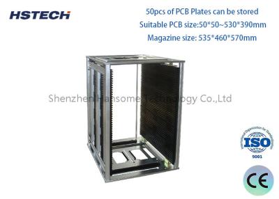 China Max Store 50pcs SMT ESD Magazine PCB Storage Rack Handling with Width Adjustment for sale