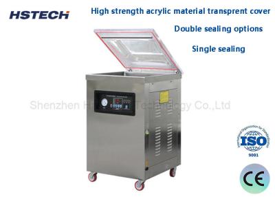 China Chamer de acero inoxidable de alta resistencia de material acrílico con cubierta transparente Máquina de embalaje de vacío de cámara grande en venta