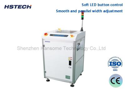China Soft LED Button Control Smooth And Parallel Width Adjustment SMEMA Compatible PCB Turn Conveyor for sale