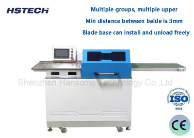 China LED Hard Strip V Cut Line Pcb Separator Machine Automatic Multiple Blade Pcb Separating Machine High Speed Steel Tool for sale