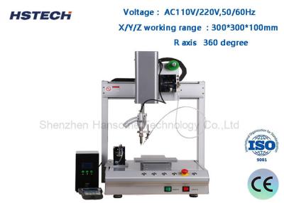 China Single Doubel Soldering Iron / Tip Rotation Available Desktop Soldering Machine for sale