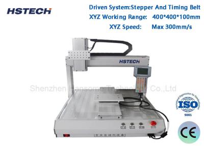 China Epoxy lijm dispensing machine Teach hanger stapmotor met vacuüm apparaat 4Axis lijm dispensing machine Te koop