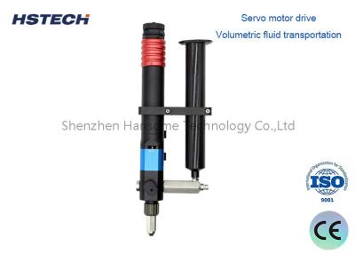 China Válvula de parafuso de tubo único para géis e fluidos de baixa a alta viscosidade com servomotor à venda