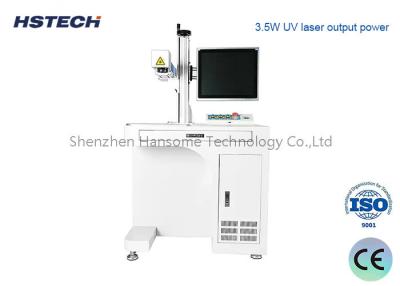 China Energy Efficient 3W UV Laser Marking System with Little Power Consumption and Min Character 0.15mm for sale