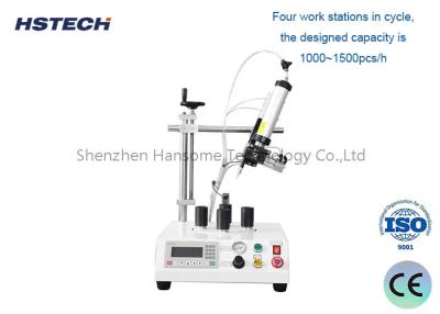 China Text Screen Automatic Glue Dispensing Machine for LED Bulbs and Par Lights for sale