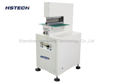 China Pneumatic Driven Blade Metal Low Cutting Force Stress V Cut PCB Depanelizer for sale