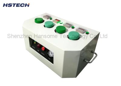 China Air Supply White Color Solder Paste Machine 4 Working Tank AC 110V/AC220V 50/60Hz for sale