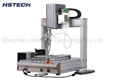 China PCB Robot Soldering Machine Single Bed 0.8mm Solder Tip Manual Programming for sale
