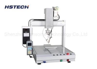 China Single Station Desktop Automated Soldering Machine 0.6~1.0mm Solder Wire Processing Date for sale