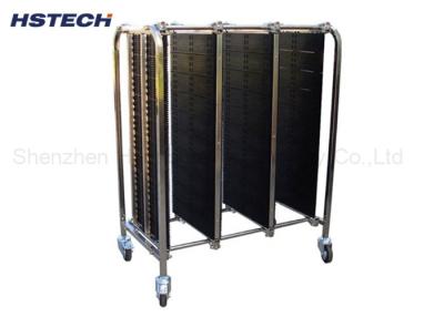 China CE PCB Handling Equipment 3 Layers Anti Static 4 Wheels Moving SMT Turnover Cart for sale