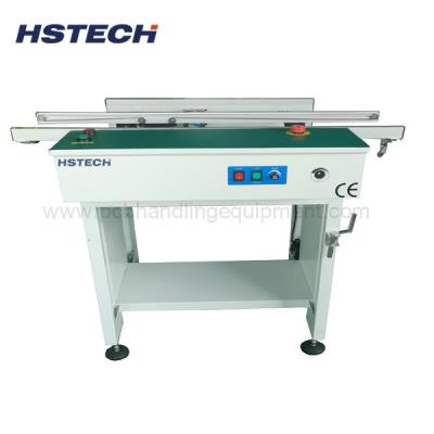 China LED Button Manual Hand Crank Width Adjustment ESD Belt PCB Transporting Conveyor for sale