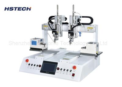 China 6 Axis Dual Head Suction Screw Feeder Touch Screen M6 for sale
