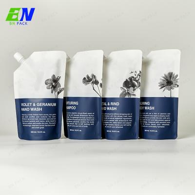 China Fully Recyclable PCR Material Customized 1000ml Refill Detergent Packing Stand Up Pouch en venta