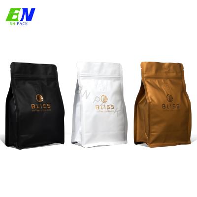 China Customized 500g Hot Stamp Plastic Coffee Bag With Degassing Valve for sale