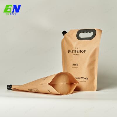 China Top Spout Biodegradable Liquid Bag 250ml Spout Pouch Clear Stand Up Water Pouch en venta