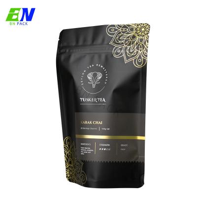 China Eco Friendly Tea Packaging Bag MOPP PE Matt Laminating Pouches for sale