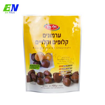 China 500g Retort Aluminium Pouch For Food Chestnuts  Laminated Material for sale