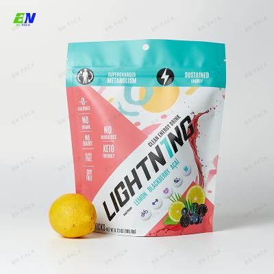 China High Barrier Stand Up Pouch For Energy Drink Powder Sachet Food With Zip for sale