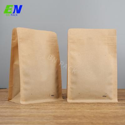 China Flat Bottom Recyclable Packaging Stand Up Top LDPE4 Pouch For Snack Tea Cofee Candy en venta