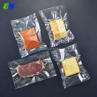 China Bolsos de vacío de nylon de los plásticos transparentes a prueba de humedad del sellado caliente para la comida en venta