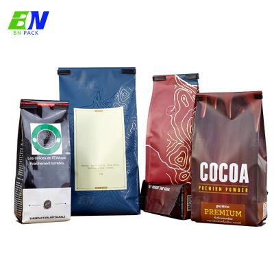 China Recycleable-Kaffee Bean Bags Packaging With Tin binden freundliches Eco zu verkaufen