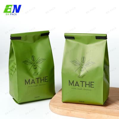 China Customized Design Side Gusset Coffee Pack Coffee Bag With Valve and Tin Tie for sale