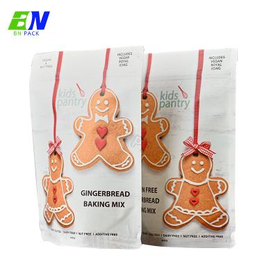China Eco Compostable Stand Up Pouch Ziplock Compostable Pouch Cookies Packaging Pouches for sale