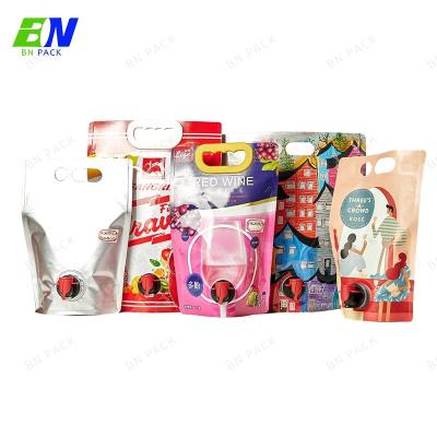 China Bags In Box Wine Large Capacity Plastic Bag In Box Aseptic Liquid BIB  For Wine for sale