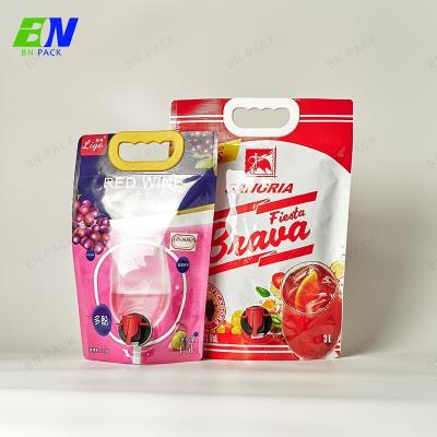 China High Barrier Flexible BIB Bag In Box For Juice Storage And Transportation With Unique Spout à venda