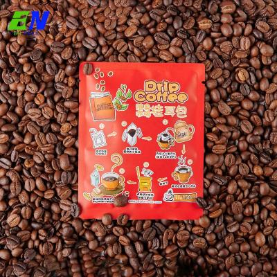 China Bolso de café de papel de alta calidad del goteo de Kraft y bolso de filtro de café del goteo para el empaquetado del café en venta