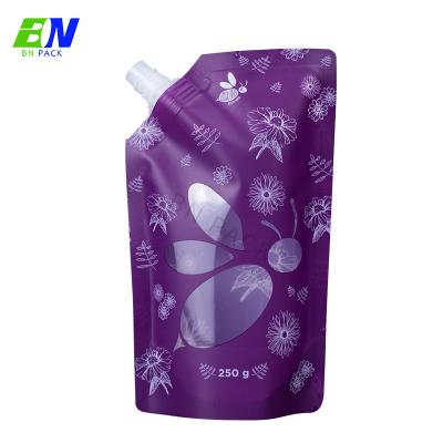 China Mono PE Stand Up Doypack Spouted Pouch For Skincare Refill 250ml 500ml à venda