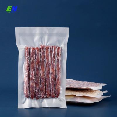 Chine Haut sac adapté aux besoins du client d'emballage de viande de vide de sac de soudure à chaud de poissons de barrière à vendre
