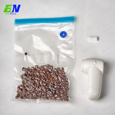 China 500g Rectangular Customized Vacuum Packaging Bag With Pump for sale