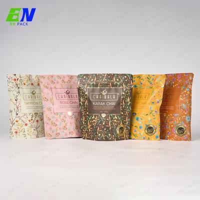 China PCR Eco Friendly Recyclable Ziplock Stand Up Pouch Packaging Customize Printing Food Packaging for sale