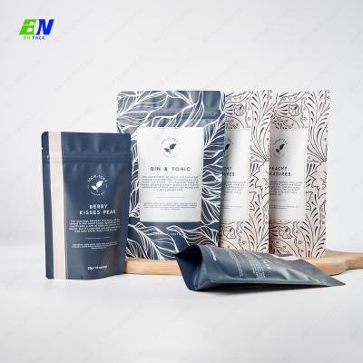 China Modifique la impresión para requisitos particulares del soporte plástico del Ziplock encima del soporte de la hoja de la bolsa encima de la bolsa de empaquetado de la comida del té de la bolsa en venta