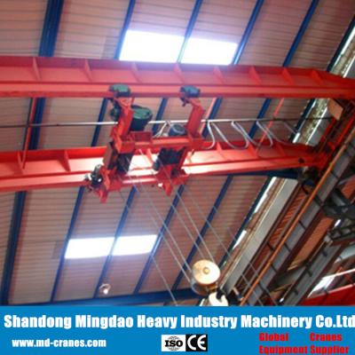 China Double Rails Double Girder Electric Hoisting Equipment 25 Ton Overhead Crane Price for sale