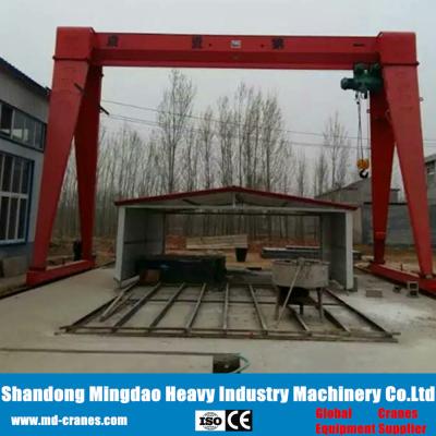 China Wire Rope Electric Hoist Lifting Single Girder Gantry Crane for Sale for sale