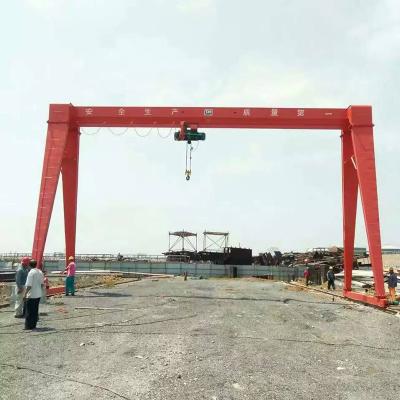 China Shandong Province Taian Xintai City Wireless Remote Control Gantry Crane for sale