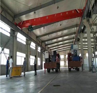 China New Single Girder Overhead Crane with CD1 MD1 Electric Hoist Price for sale