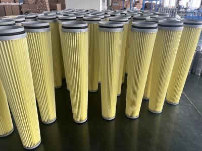 China Polyester Pleated Dust Filter Cartridge For Sticky Dust Oil And Water Proof Filter Cartridge for sale