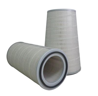 China Conical Gas Turbine Air Inlet Filters , Galvanized End Cap Composite Air Filter  for sale