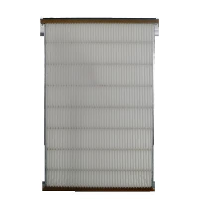 China Dust Collector Flat Panel Filter WAM Panel Air Flow Structure 41.34 Inch Top Size for sale